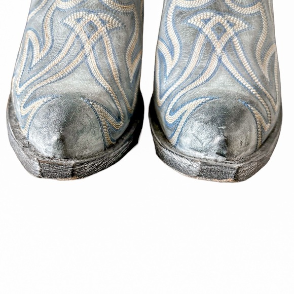 Old Gringo Yippee Kiyay Western Boots Gray Size 6.5 - Picture 3 of 9